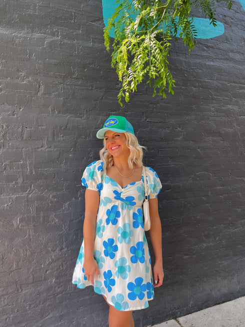 Full Bloom Mini Dress